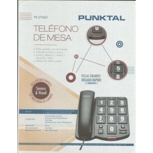 TELEFONO DE MESA PUNKTAL...